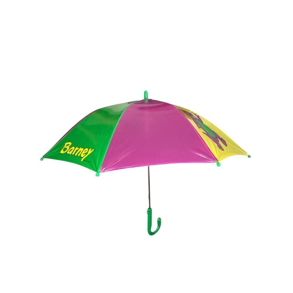 Vtg 1992 Barney Umbrella The Lyons Group Nostalgic Collectible *See Description‎